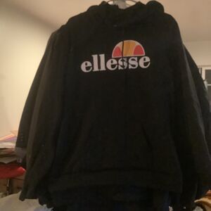 Boot leg hoodie sweatshirt ellesse size large graphic